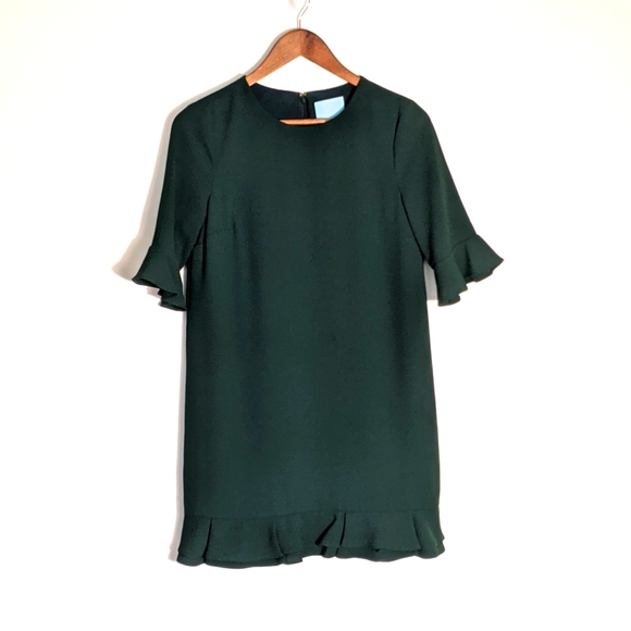 CeCe Dresses & Skirts - Cece by Cynthia Steffe Flared Sleeve Ruffle Hem 2P